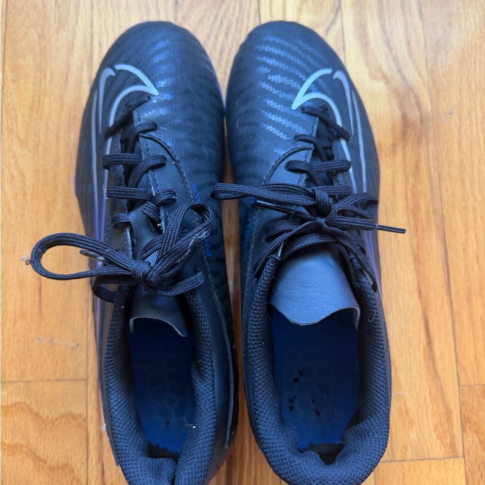 Nike Phantom GX Pro-Firm Soccer Cleats, Black/Subtle Blue, Size 7M/8.5W